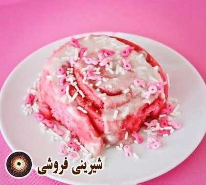 ایده تصویری پخت رولت توت فرنگی